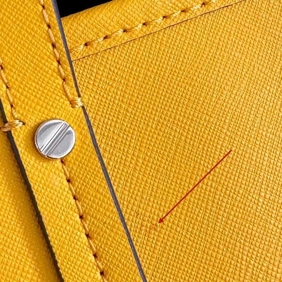 Michael Kors YELLOW Jet Set Tote Medium Travel MD TZ Jasmine Saffiano Leather - Picture 8 of 10